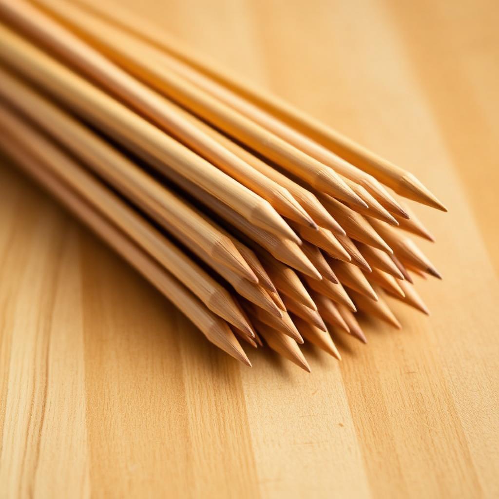 Espetos de Bambu